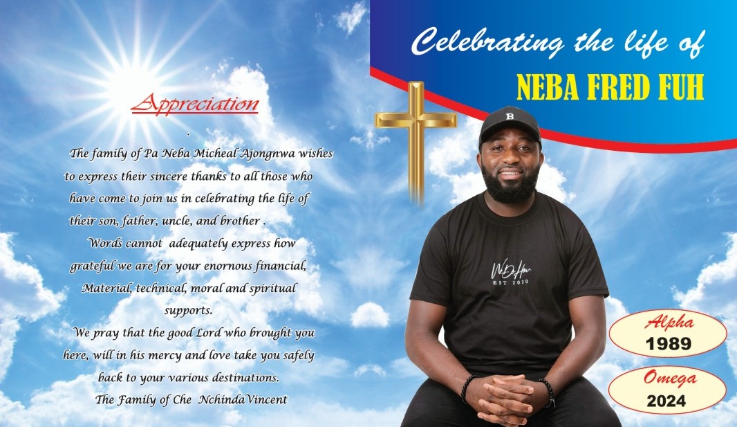 Eulogies for Neba Fred Fuh